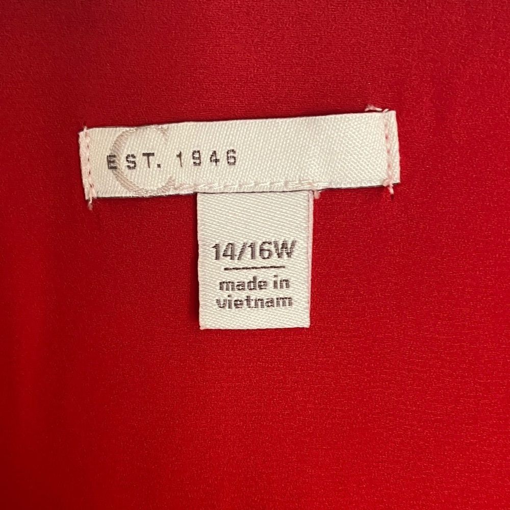 Cato Chic Red Women's Blouse - Picture 3 of 5